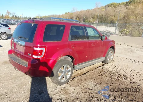 2012 Ford Escape Limited z USA, uszkodzony, nr VIN 1FMCU9EGXCKB76845